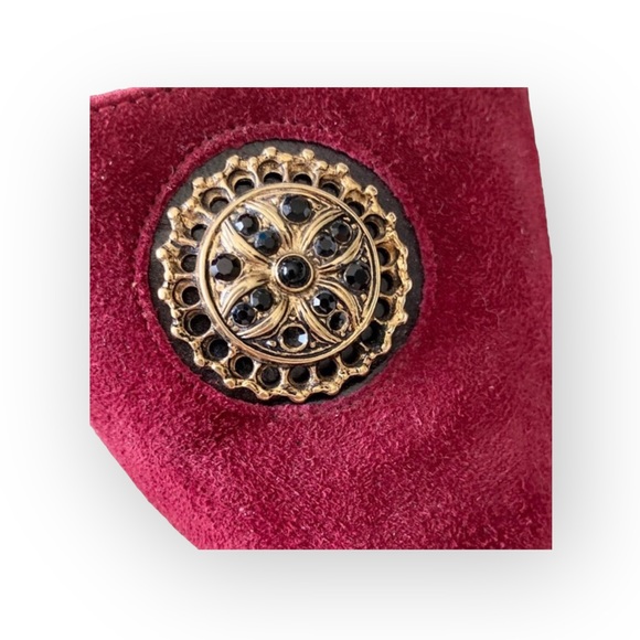 Vintage 60’s: Rosina Ferragamo Schiavone ⍟ Crystal Medallion Low Heels Pumps ⍟ 6 - Picture 13 of 16